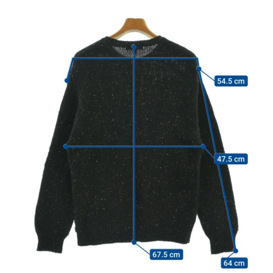Supreme - Supreme シュプリーム ニット・セーター M 黒x白(総柄 Supreme - Supreme シュプリーム ニット・セーター M 黒x白(総柄