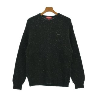 Supreme - Supreme シュプリーム ニット・セーター M 黒x白(総柄 Supreme - Supreme シュプリーム ニット・セーター M 黒x白(総柄