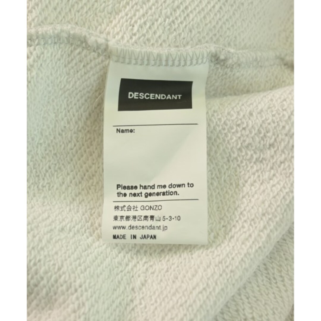 DESCENDANT - DESCENDANT ディセンダント スウェット 2(M位) 白 DESCENDANT - DESCENDANT ディセンダント スウェット 2(M位) 白