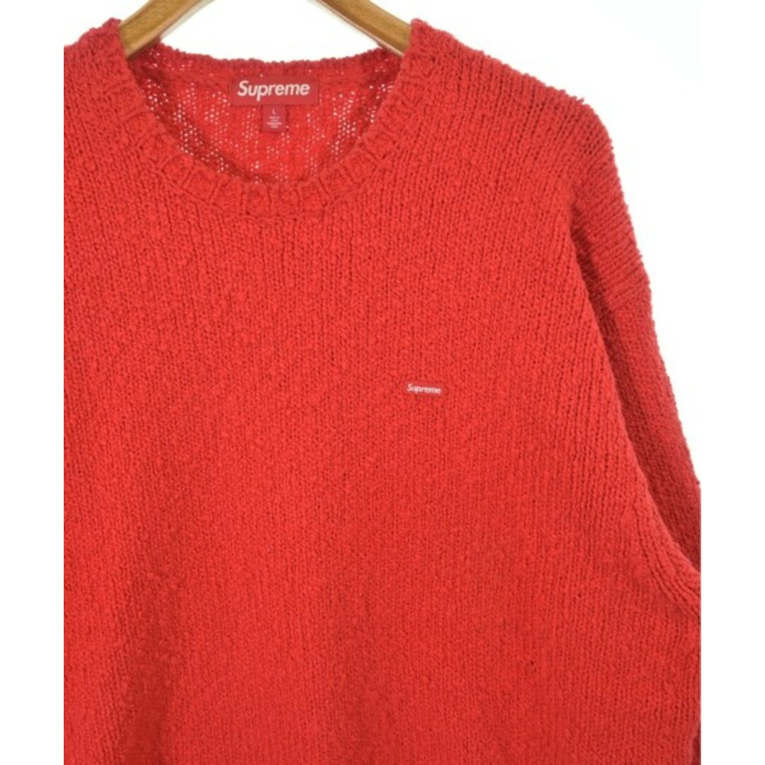 Supreme - Supreme シュプリーム ニット・セーター L 赤 【古着 Supreme - Supreme シュプリーム ニット・セーター L 赤 【古着