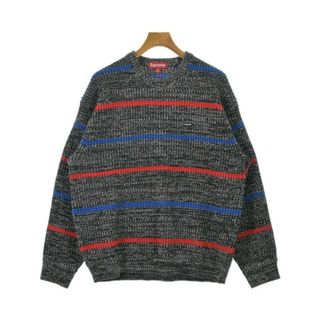 Supreme - Supreme シュプリーム ニット・セーター L 黒系x赤x青 Supreme - Supreme シュプリーム ニット・セーター L 黒系x赤x青