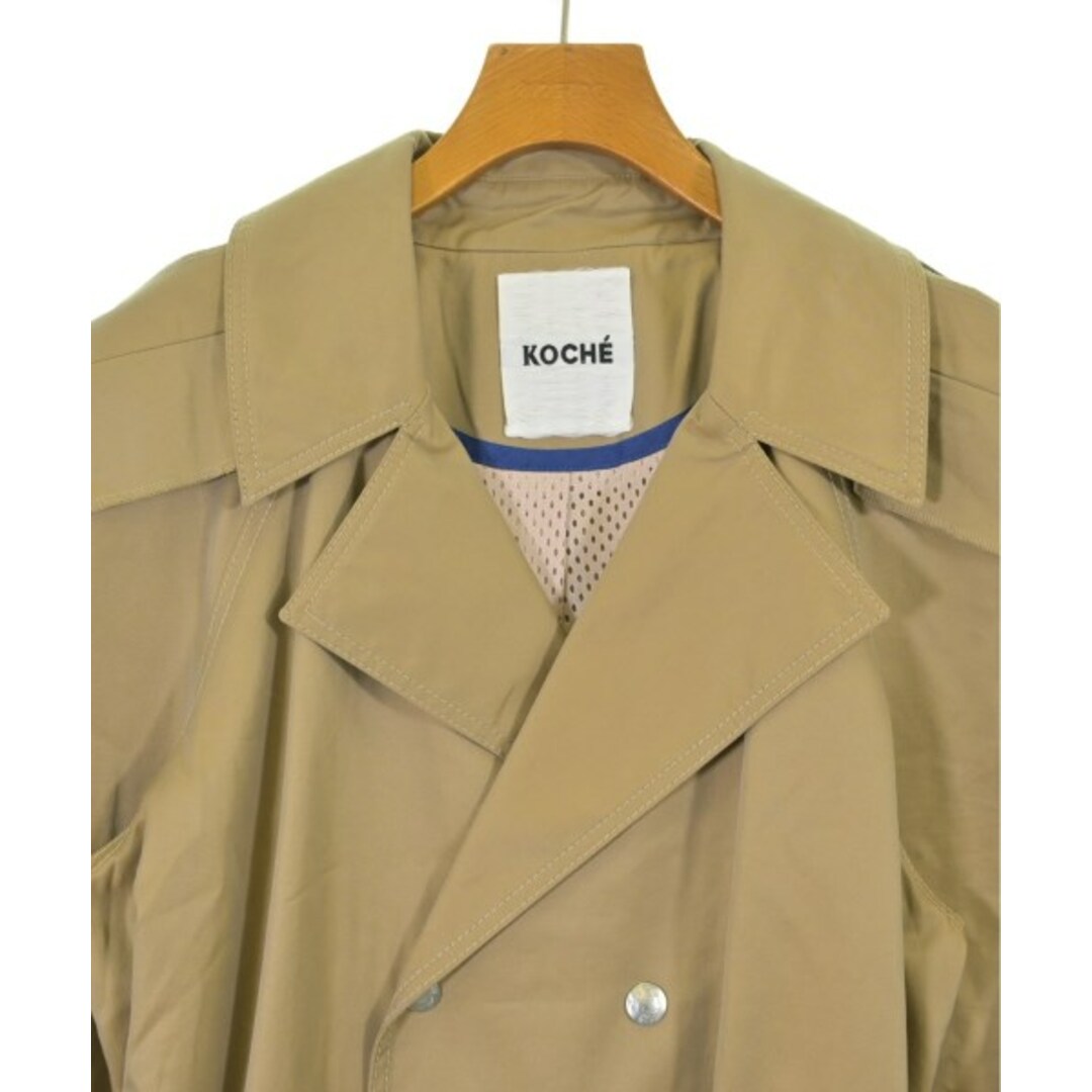 KOCHE - KOCHE コシェ トレンチコート 36(XS位) ベージュ 【古着 KOCHE - KOCHE コシェ トレンチコート 36(XS位) ベージュ 【古着