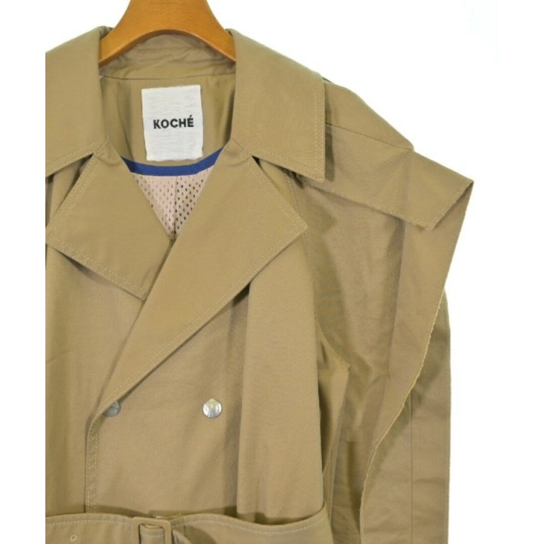 KOCHE - KOCHE コシェ トレンチコート 36(XS位) ベージュ 【古着 KOCHE - KOCHE コシェ トレンチコート 36(XS位) ベージュ 【古着