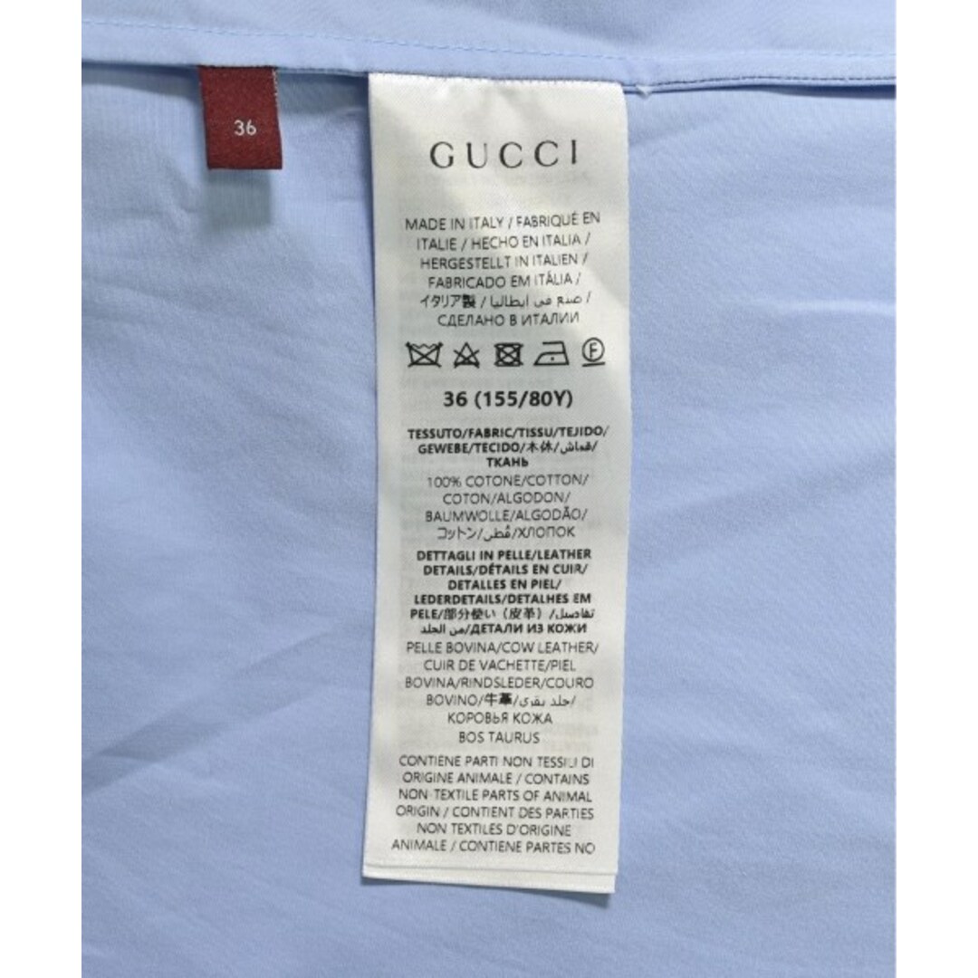 GUCCI - GUCCI グッチ ワンピース 36(XS位) 青 【古着】【中古 GUCCI - GUCCI グッチ ワンピース 36(XS位) 青 【古着】【中古