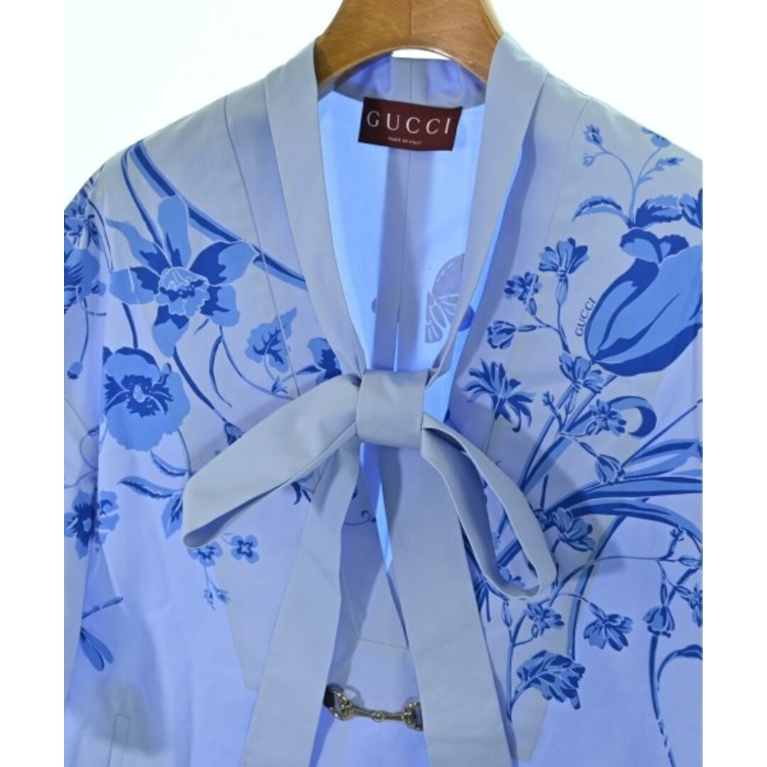 GUCCI - GUCCI グッチ ワンピース 36(XS位) 青 【古着】【中古 GUCCI - GUCCI グッチ ワンピース 36(XS位) 青 【古着】【中古