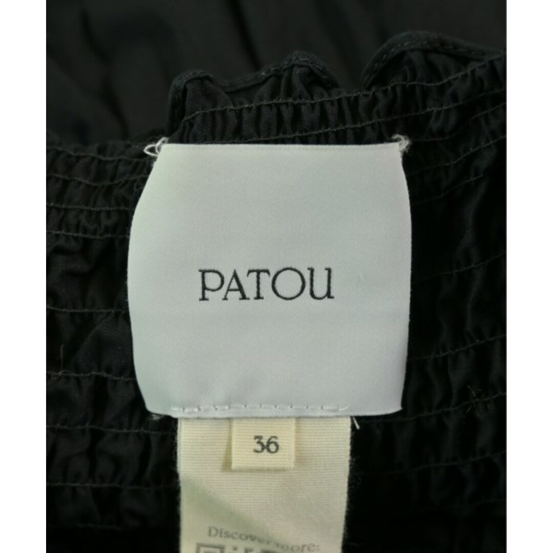 PATOU - PATOU パトゥ ブラウス 36(XS位) 黒 【古着】【中古】の PATOU - PATOU パトゥ ブラウス 36(XS位) 黒 【古着】【中古】の