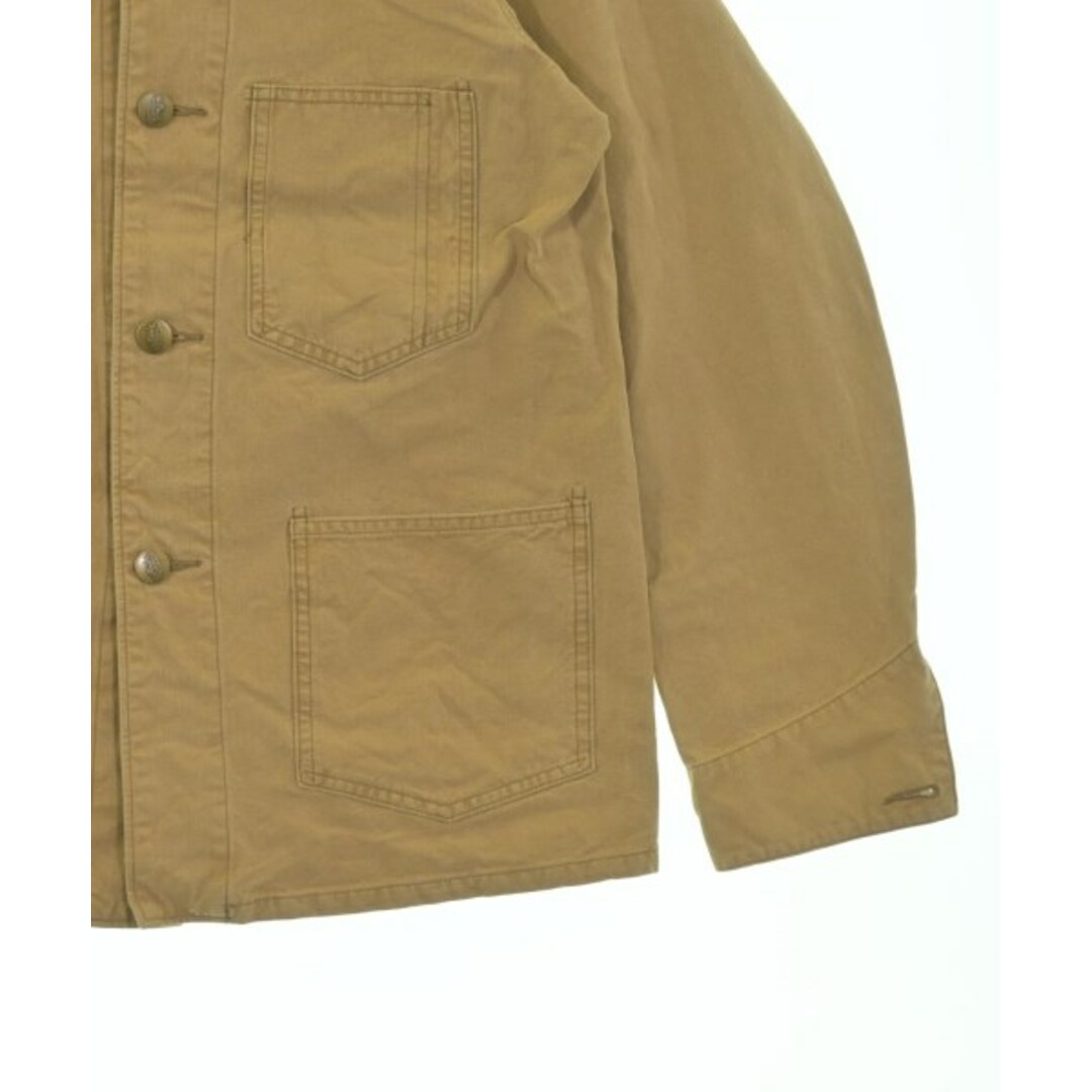 RRL - RRL ダブルアールエル カバーオール S ベージュ 【古着 RRL - RRL ダブルアールエル カバーオール S ベージュ 【古着
