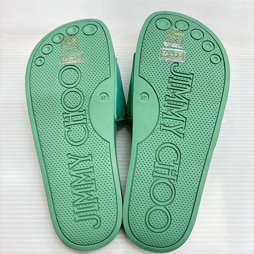 POLA - h4094 JIMMY CHOO ロゴ サンダル 37 24.0cm の通販 by POLA - h4094 JIMMY CHOO ロゴ サンダル 37 24.0cm の通販 by
