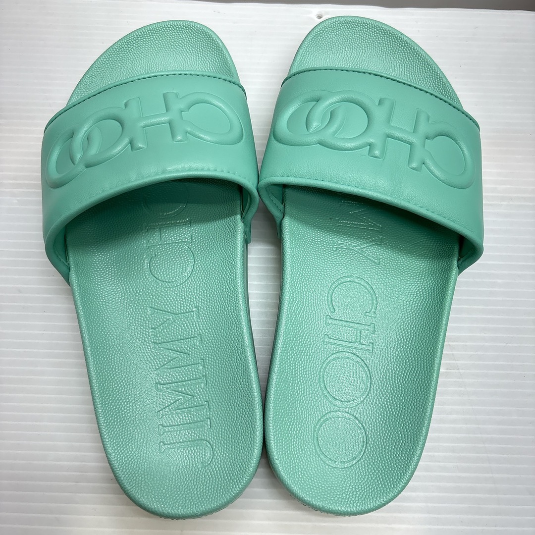 POLA - h4094 JIMMY CHOO ロゴ サンダル 37 24.0cm の通販 by POLA - h4094 JIMMY CHOO ロゴ サンダル 37 24.0cm の通販 by
