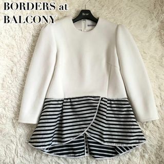 BORDERS at BALCONY - BORDER at BALCONY ボタンツイルブラウス BORDERS at BALCONY - BORDER at BALCONY ボタンツイルブラウス