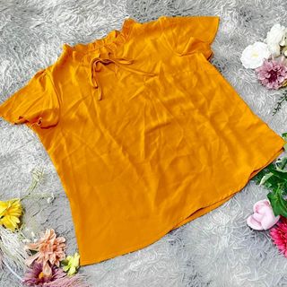 シーイン(SHEIN)の【SHEIN】シーイン　半袖ブラウス　シャツ　(XL)(シャツ/ブラウス(半袖/袖なし))