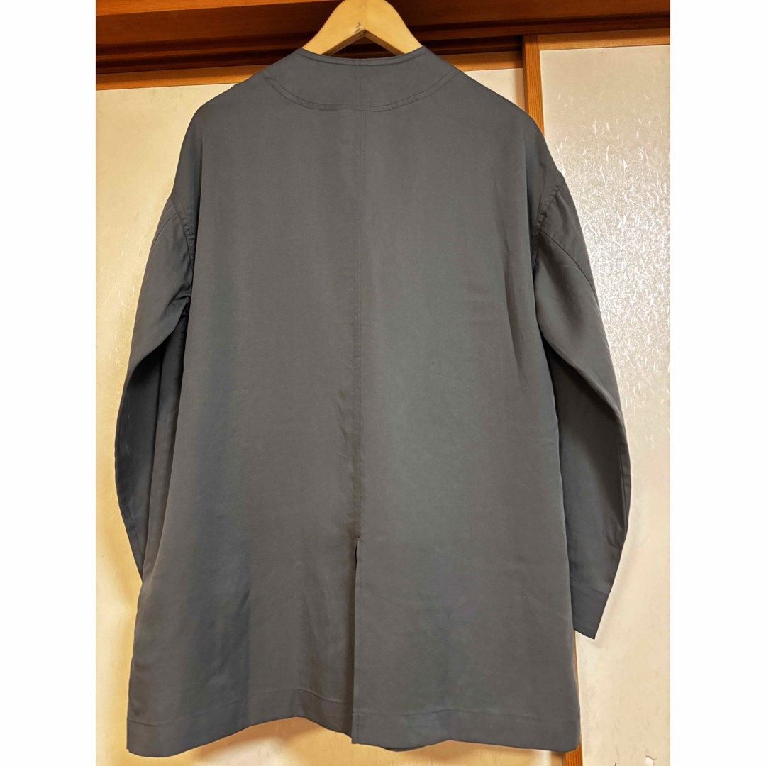 BEARDSLEY - 未使用近 トロミラフハオリ ノーカラージャケット BEARDSLEY - 未使用近 トロミラフハオリ ノーカラージャケット