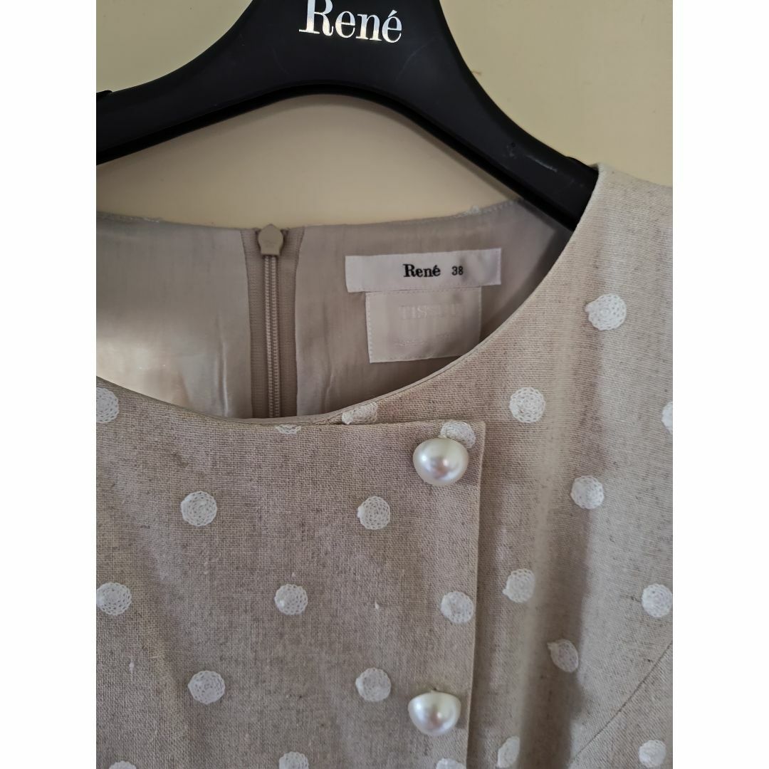 René - 新品未使用 ルネ リネンワンピース サイズ38の通販 by も René - 新品未使用 ルネ リネンワンピース サイズ38の通販 by も