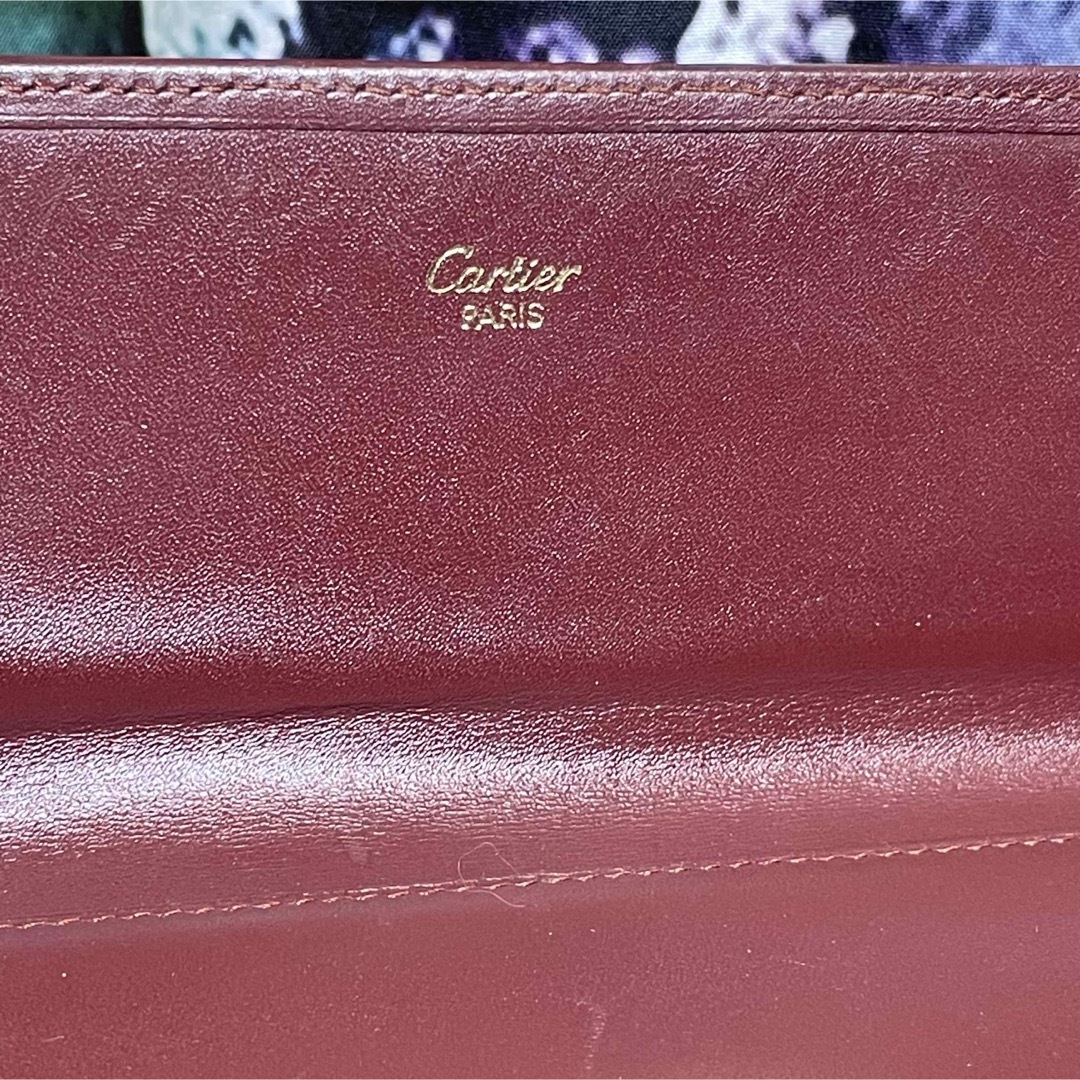 Cartier - Cartier カルティエ がま口 財布 長財布 マストライン Cartier - Cartier カルティエ がま口 財布 長財布 マストライン
