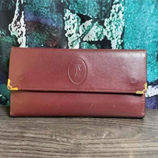 Cartier - Cartier カルティエ ハッピーバースデー長財布 ブルー Cartier - Cartier カルティエ ハッピーバースデー長財布 ブルー