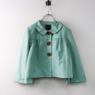 FOXEY - フォクシー FOXEY シルク ビッグボタン ジャケット 40 FOXEY - フォクシー FOXEY シルク ビッグボタン ジャケット 40