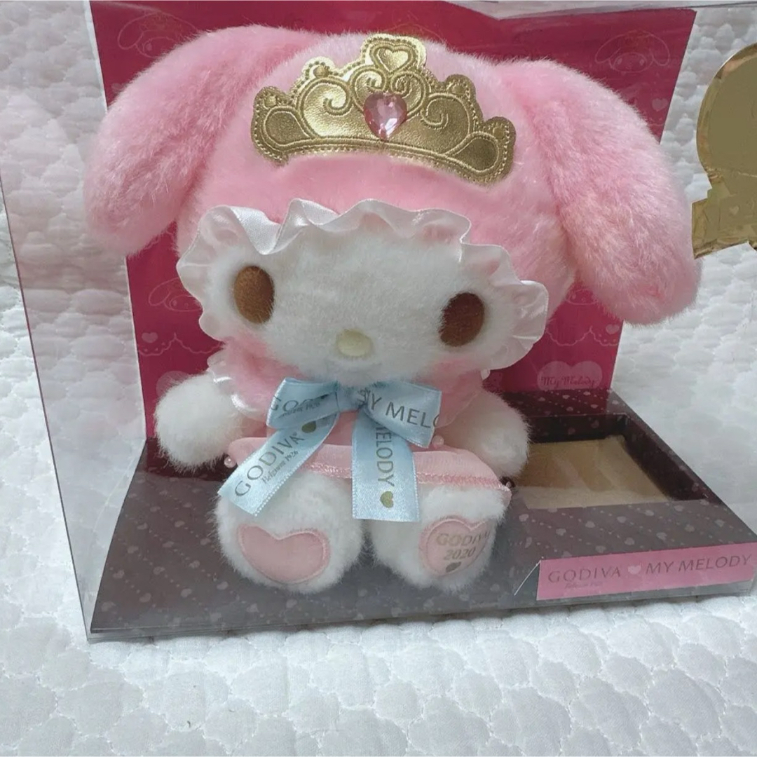 マイメロディ - マイメロディ GODIVAコラボ ぬいぐるみ 激レアの マイメロディ - マイメロディ GODIVAコラボ ぬいぐるみ 激レアの