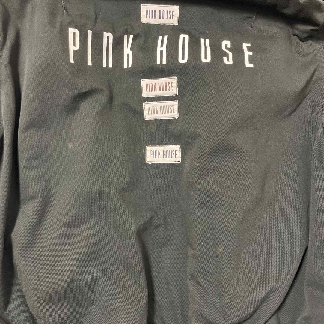 PINK HOUSE - PINK HOUSE ピンクハウス ブルゾン ジャケット 黒 PINK HOUSE - PINK HOUSE ピンクハウス ブルゾン ジャケット 黒