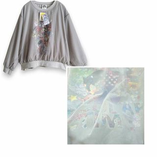 mame - mame kurogouchi 2025SS コード刺繍スウェット エクリュ mame - mame kurogouchi 2025SS コード刺繍スウェット エクリュ