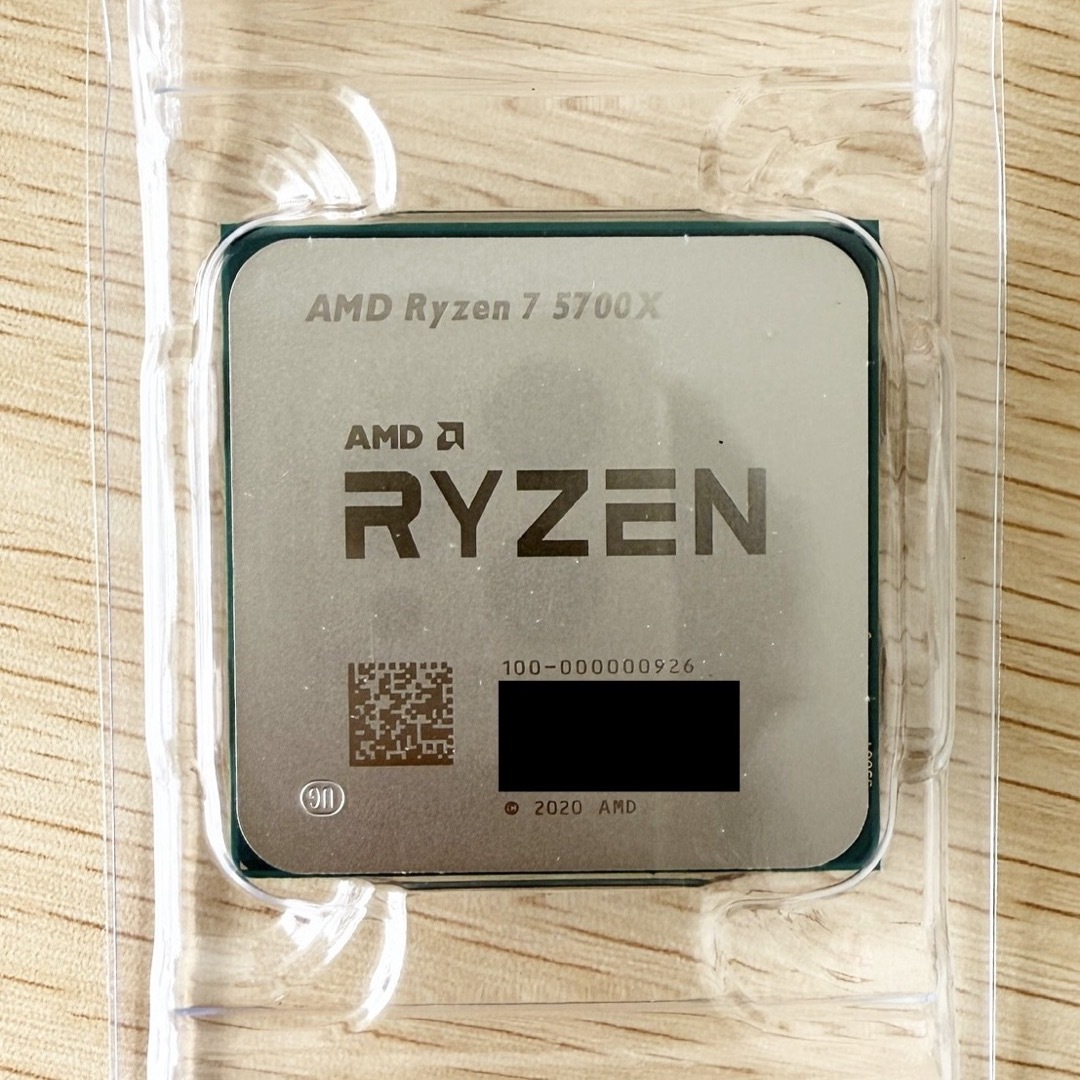 AMD Ryzen 7 5700x 新品バルク品 スマホ/家電/カメラのPC/タブレット(PCパーツ)の商品写真