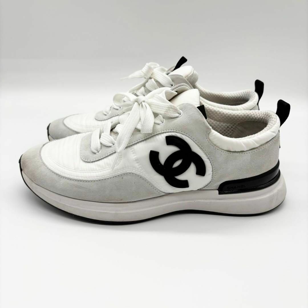 CHANEL - 41/26.0cm相当 CHANEL シャネル スニーカー ココマーク CHANEL - 41/26.0cm相当 CHANEL シャネル スニーカー ココマーク