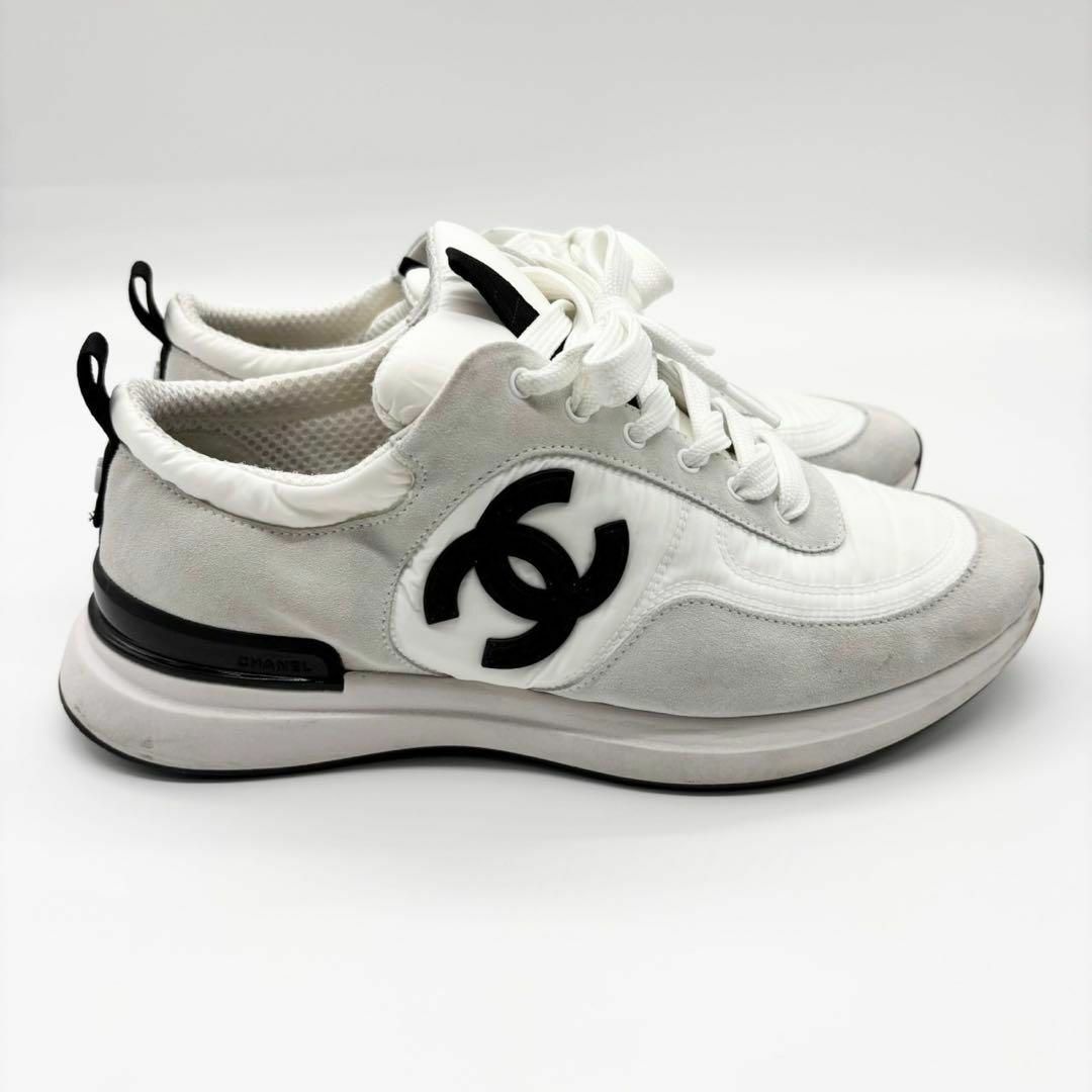 CHANEL - 41/26.0cm相当 CHANEL シャネル スニーカー ココマーク CHANEL - 41/26.0cm相当 CHANEL シャネル スニーカー ココマーク