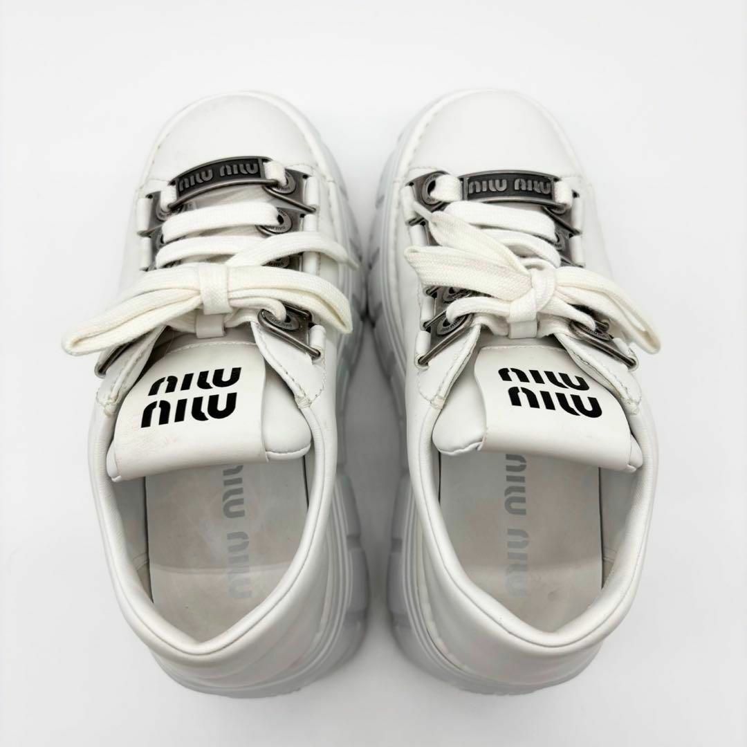 MIU MIU - 美品 完売品 35 miu miu ミュウミュウ 厚底 MIU MIU - 美品 完売品 35 miu miu ミュウミュウ 厚底