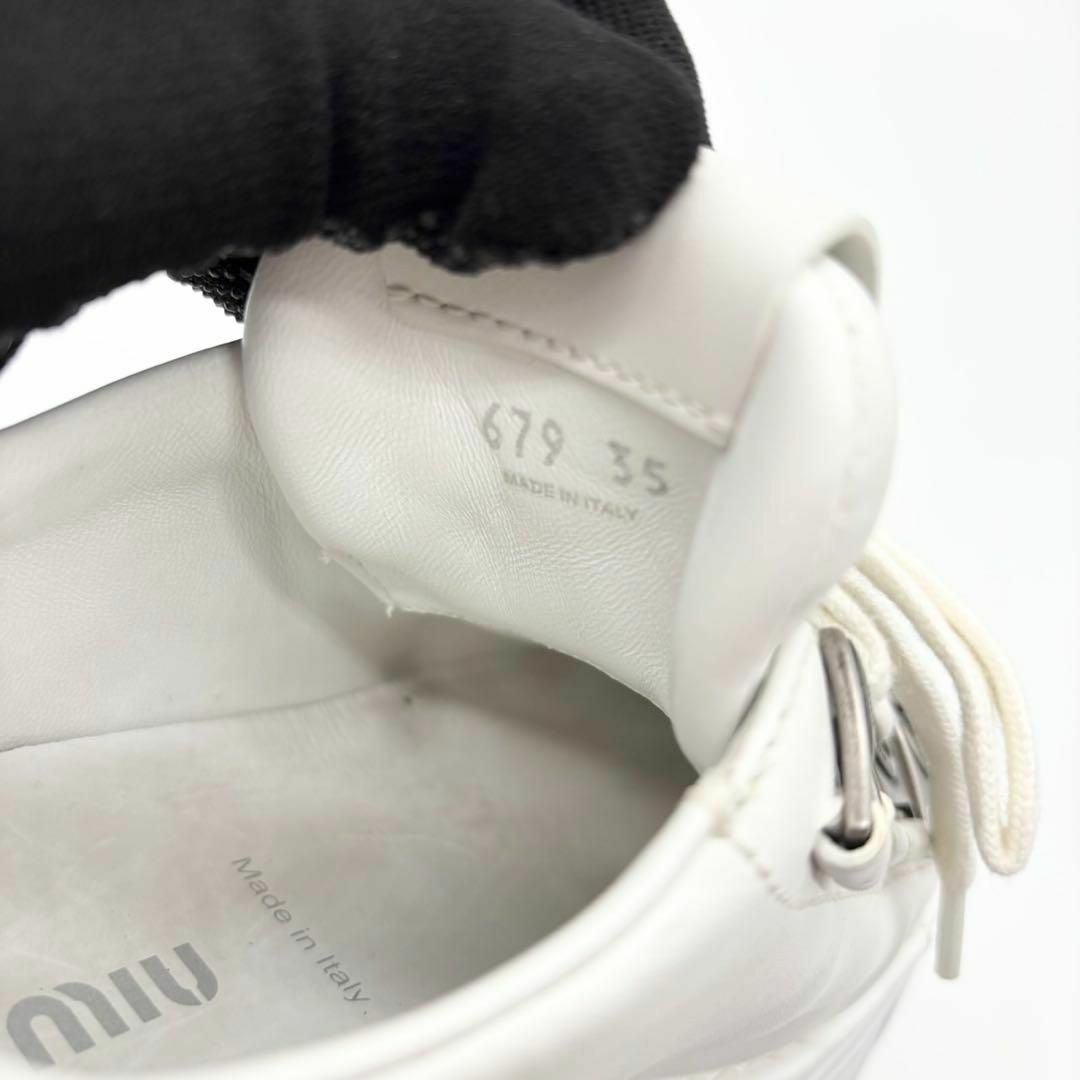 MIU MIU - 美品 完売品 35 miu miu ミュウミュウ 厚底 MIU MIU - 美品 完売品 35 miu miu ミュウミュウ 厚底