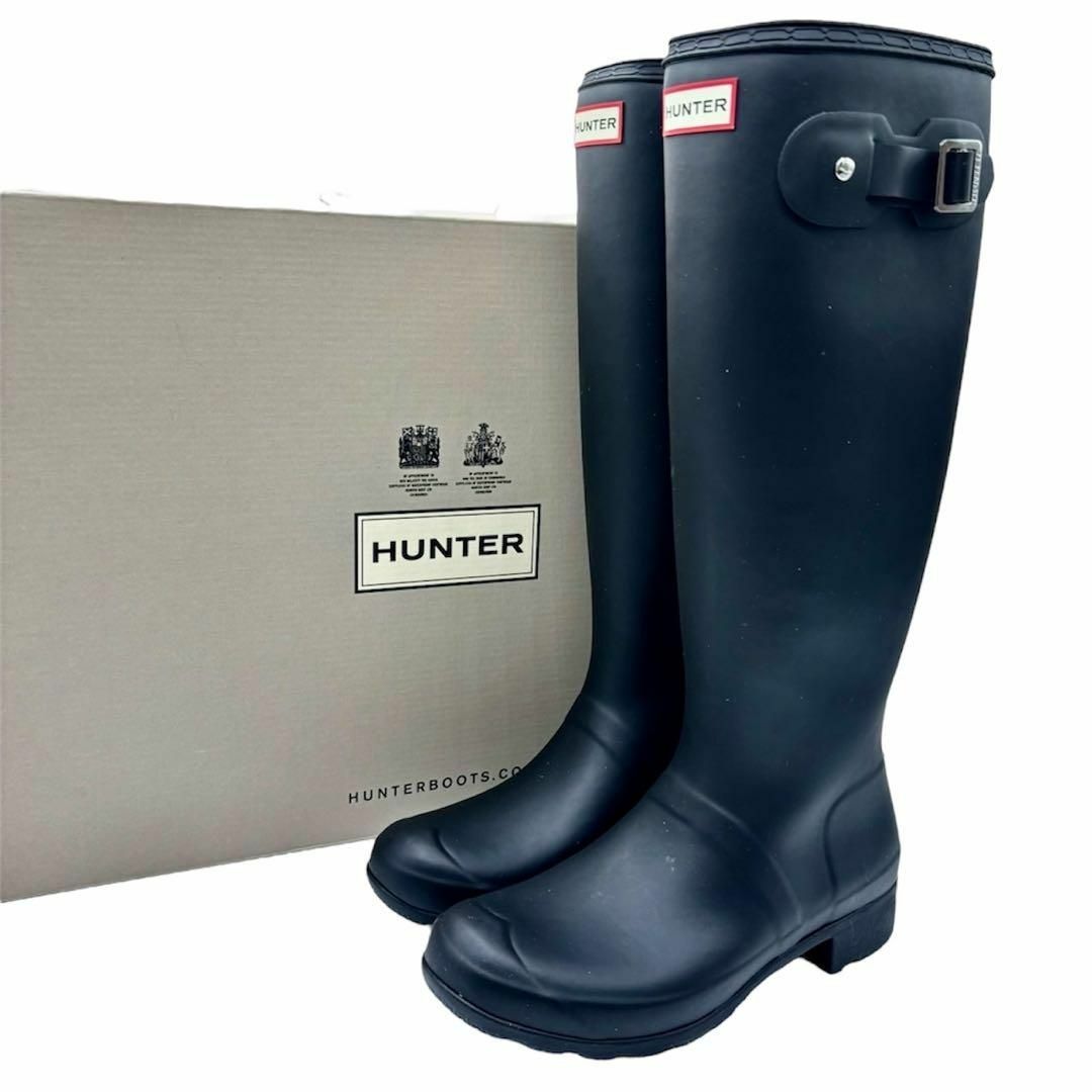 HUNTER - 極美品 25.0cm HUNTER ハンター レインブーツ 長靴の HUNTER - 極美品 25.0cm HUNTER ハンター レインブーツ 長靴の