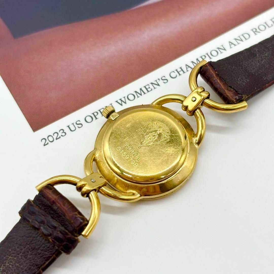 GUCCI - 稼動品 GUCCI グッチ 6000L 腕時計 レディース ゴールド GUCCI - 稼動品 GUCCI グッチ 6000L 腕時計 レディース ゴールド