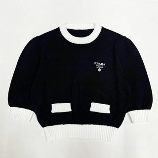PRADA - 美品 PRADA プラダ サマー トライアングル セーター PRADA - 美品 PRADA プラダ サマー トライアングル セーター