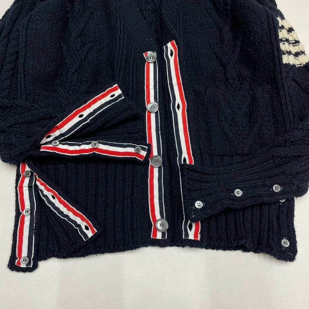 THOM BROWNE - 極美品 THOM BROWNE トムブラウン カーディガン THOM BROWNE - 極美品 THOM BROWNE トムブラウン カーディガン