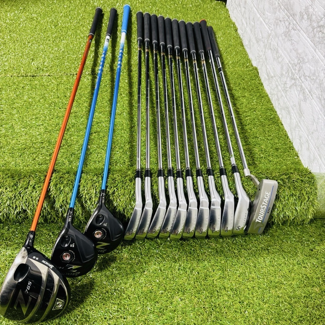 Srixon - SRIXON スリクソン メンズ ゴルフ 14本 S 右 Z765 Z745 Srixon - SRIXON スリクソン メンズ ゴルフ 14本 S 右 Z765 Z745