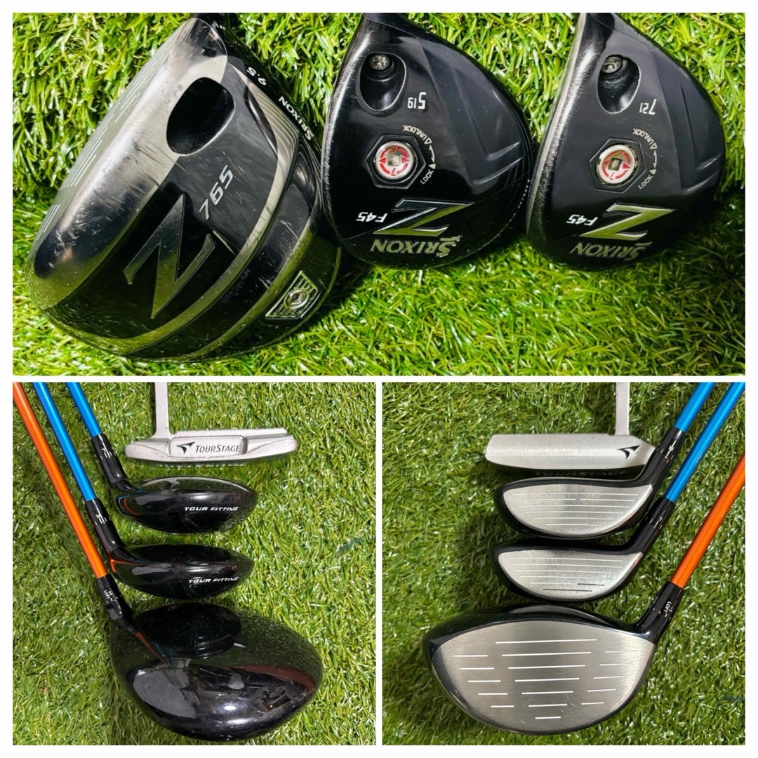 Srixon - SRIXON スリクソン メンズ ゴルフ 14本 S 右 Z765 Z745 Srixon - SRIXON スリクソン メンズ ゴルフ 14本 S 右 Z765 Z745