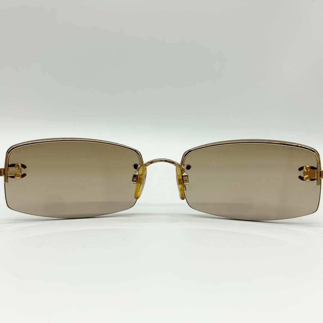 CHANEL - 極美品 CHANEL シャネル サングラス リムレス ゴールド CHANEL - 極美品 CHANEL シャネル サングラス リムレス ゴールド