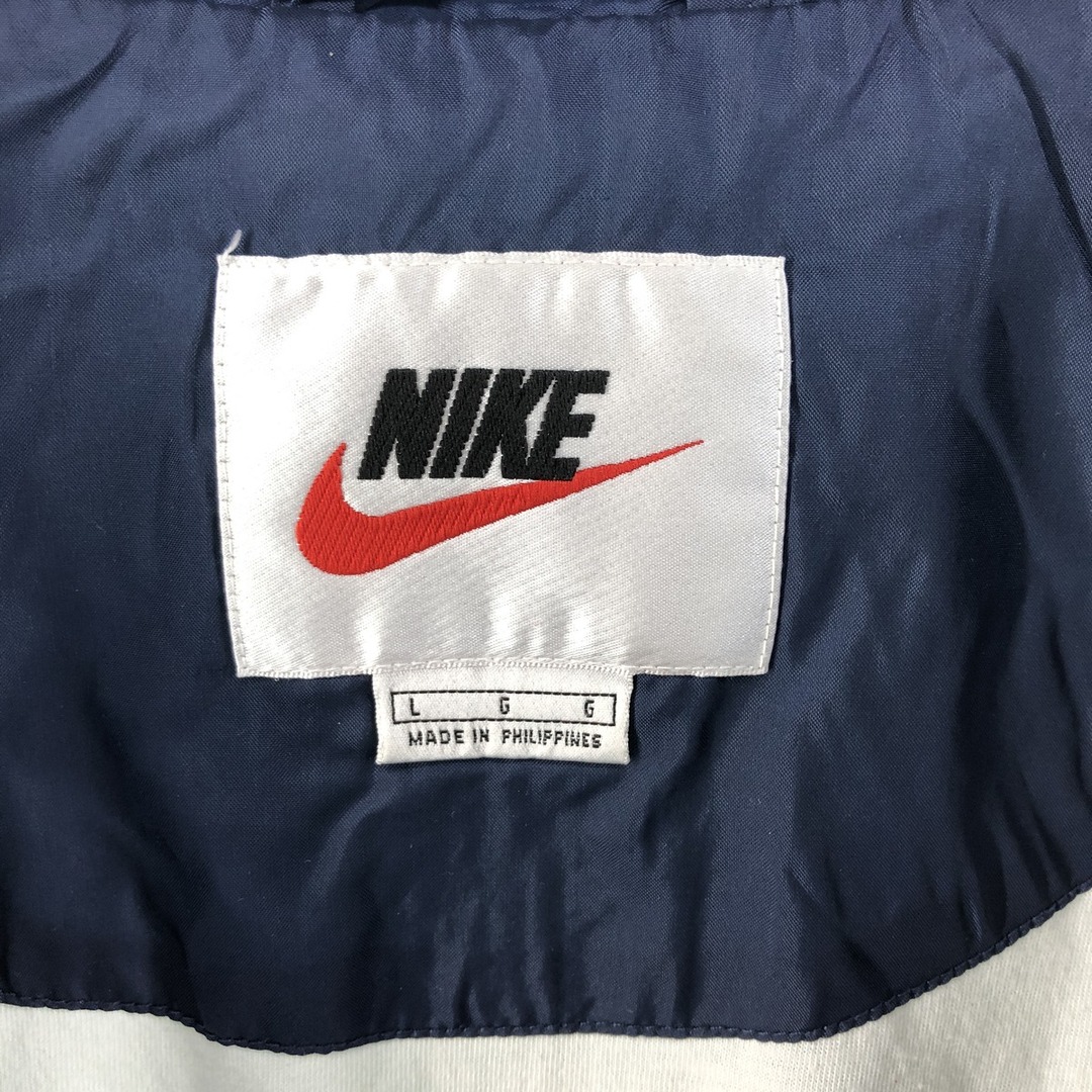 NIKE - 古着 90年代 ナイキ NIKE ウインドブレーカー メンズL NIKE - 古着 90年代 ナイキ NIKE ウインドブレーカー メンズL