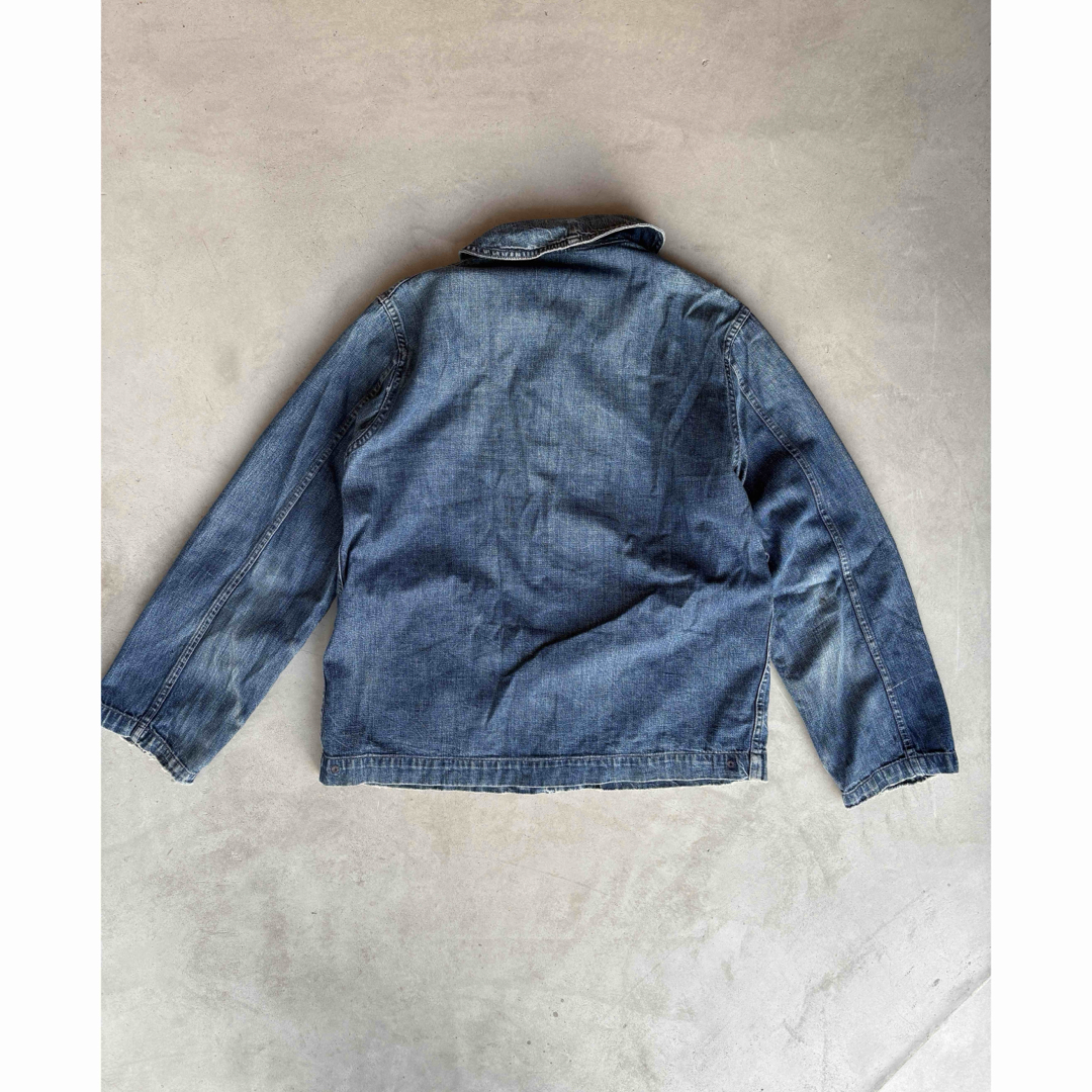 40s US NAVY ショールカラー カバーオール ヘチマ ビッグサイズ 40s US NAVY ショールカラー カバーオール ヘチマ ビッグサイズ