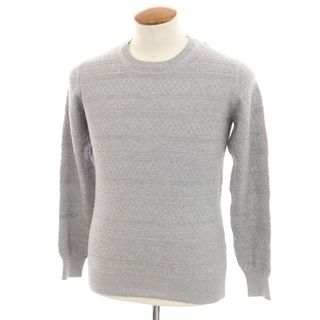 【新品】パニカーレ PANICALE コットン クルーネック プルオーバーニット グレー【サイズ46】【メンズ】