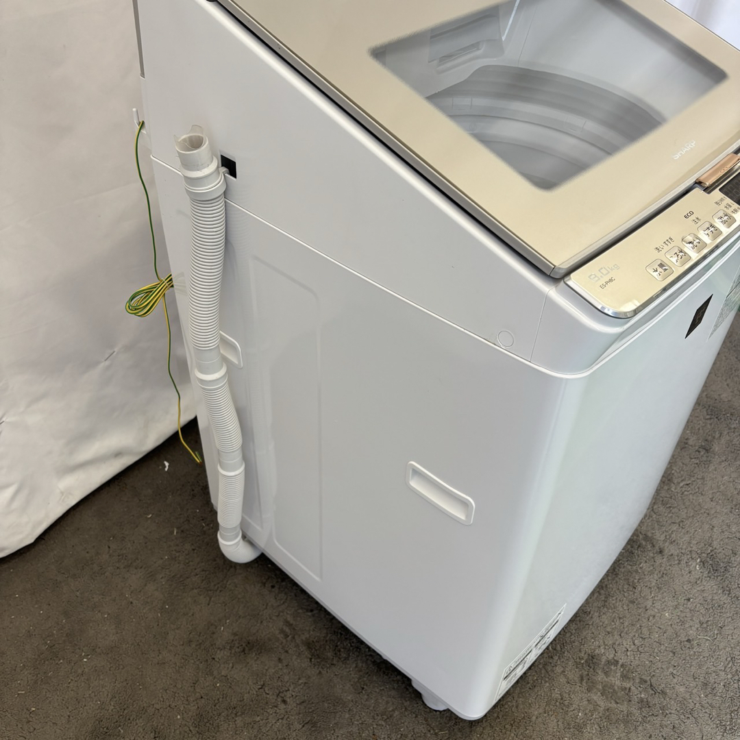 SHARP - 洗濯機 シャープ 乾燥付き 8キロ 中古 綺麗 設置無料 SHARP - 洗濯機 シャープ 乾燥付き 8キロ 中古 綺麗 設置無料
