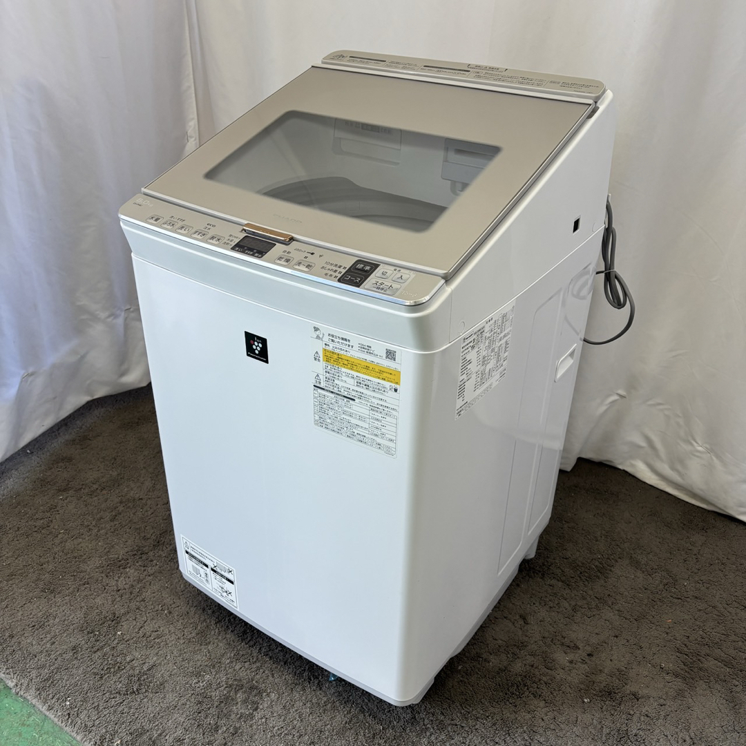 SHARP - 洗濯機 シャープ 乾燥付き 8キロ 中古 綺麗 設置無料 SHARP - 洗濯機 シャープ 乾燥付き 8キロ 中古 綺麗 設置無料