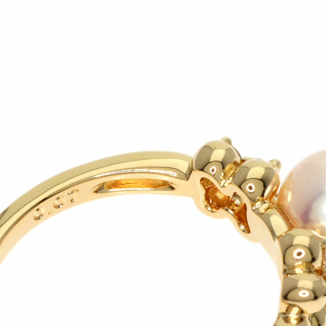TASAKI - TASAKI パール 真珠 ダイヤモンド リング・指輪 K18YG TASAKI - TASAKI パール 真珠 ダイヤモンド リング・指輪 K18YG