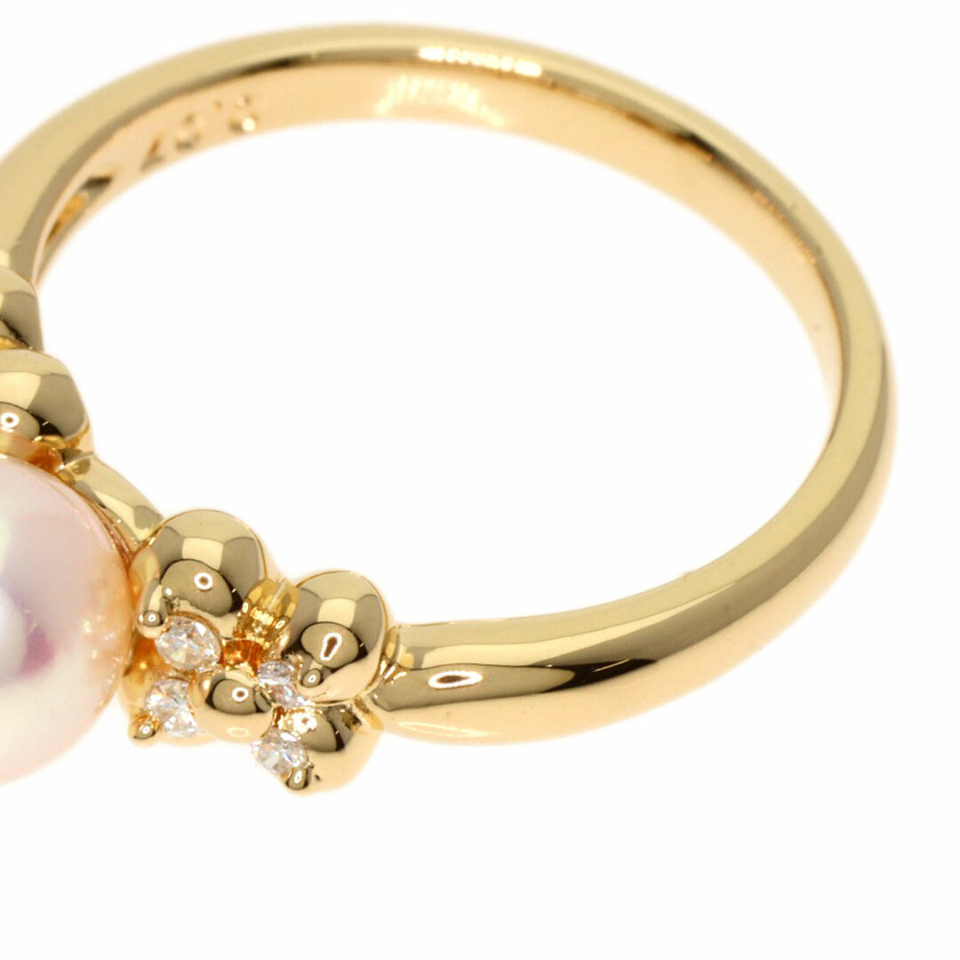 TASAKI - TASAKI パール 真珠 ダイヤモンド リング・指輪 K18YG TASAKI - TASAKI パール 真珠 ダイヤモンド リング・指輪 K18YG