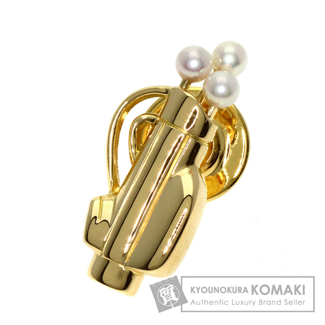 MIKIMOTO - MIKIMOTO ゴルフバッグ パール 真珠 ピンブローチ MIKIMOTO - MIKIMOTO ゴルフバッグ パール 真珠 ピンブローチ