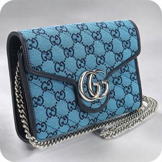 GUCCI - グッチ GUCCI ショルダーバッグ GGマーモント チェーン GUCCI - グッチ GUCCI ショルダーバッグ GGマーモント チェーン