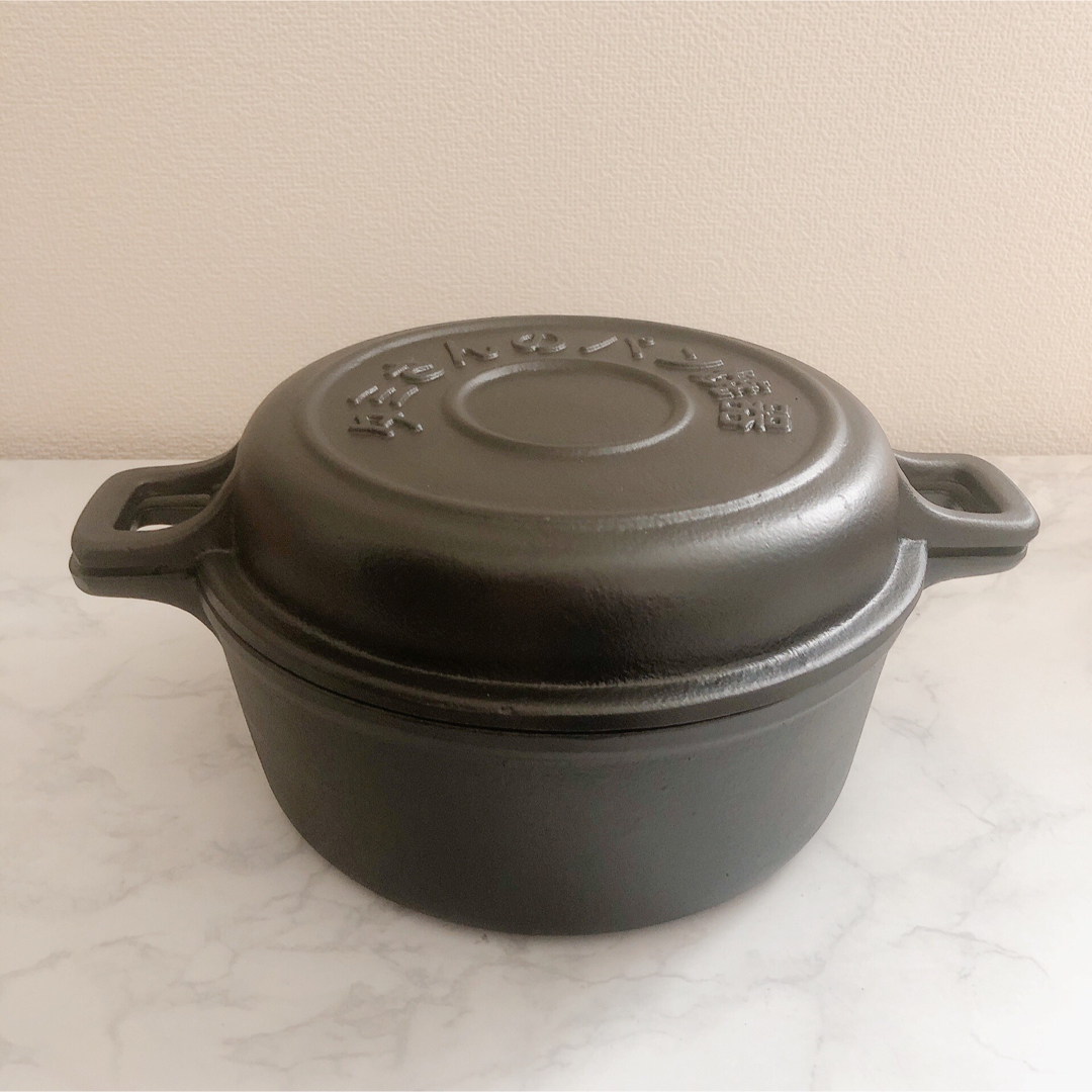 誕生日プレゼント 未使用 タミさんのパン焼器 懐かしパン 南部鉄器 レシピ付きの 調理器具
