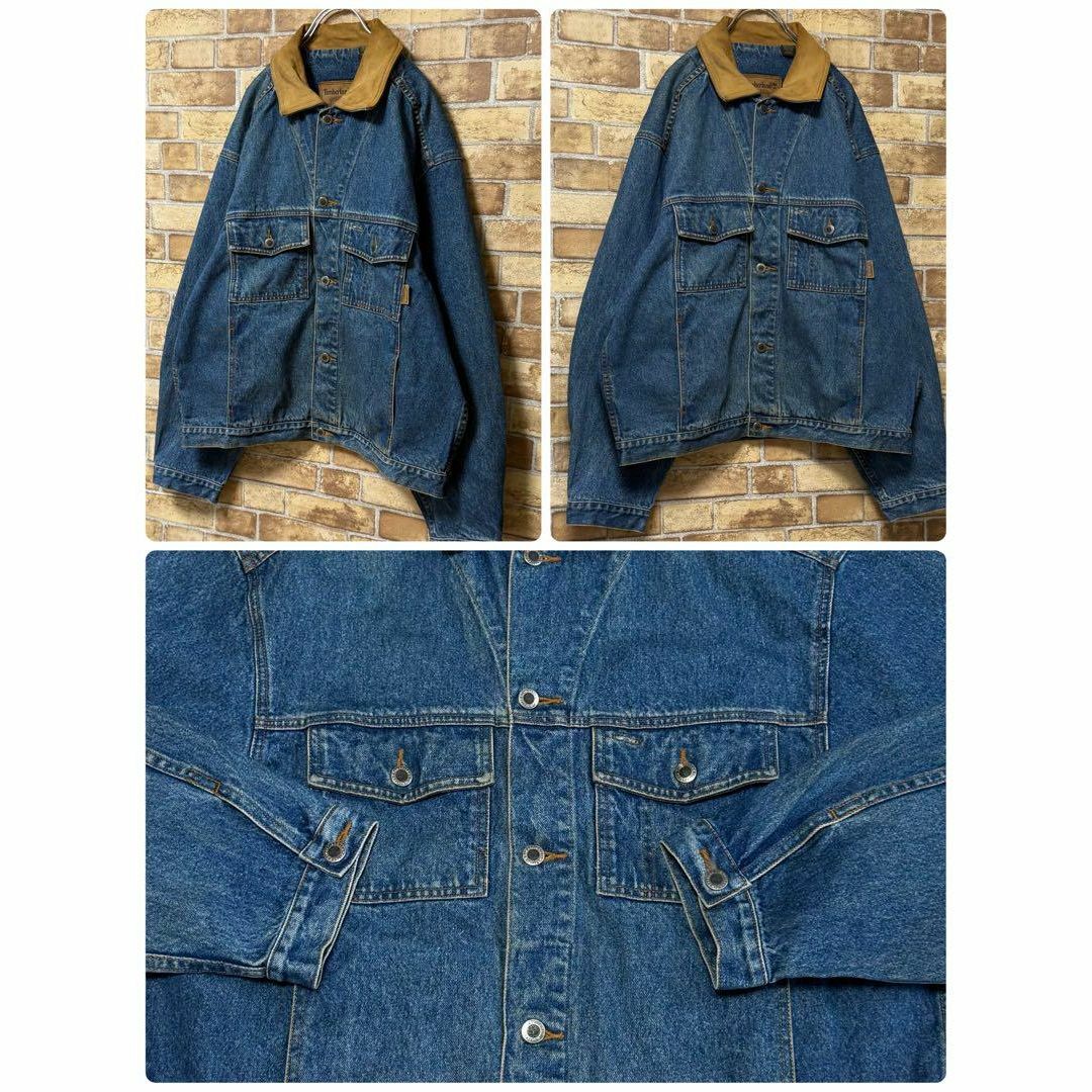 Timberland - ティンバーランド デニムジャケット Gジャン 襟 Timberland - ティンバーランド デニムジャケット Gジャン 襟
