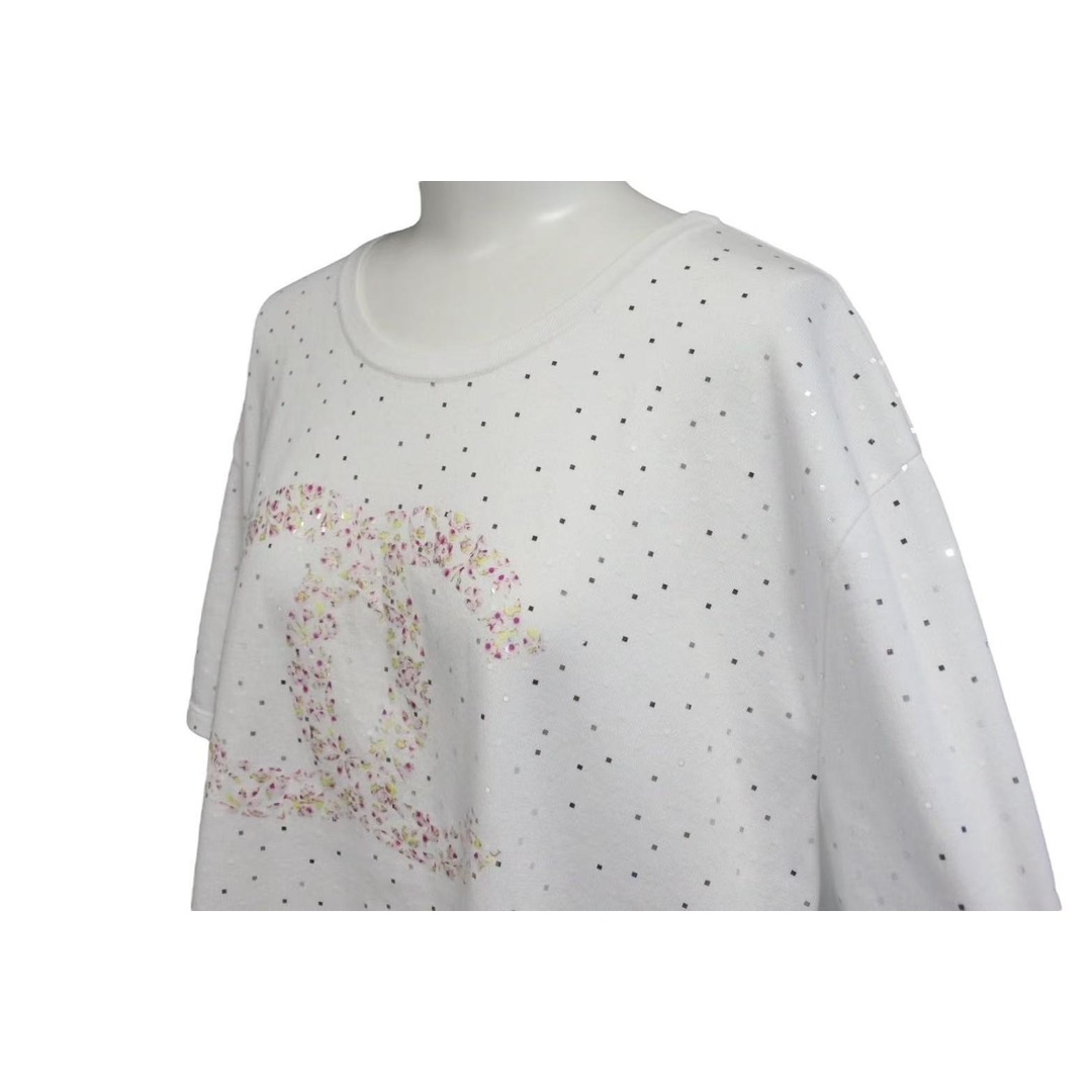 CHANEL - 新品未使用 CHANEL シャネル 半袖Tシャツ ラージココ CHANEL - 新品未使用 CHANEL シャネル 半袖Tシャツ ラージココ