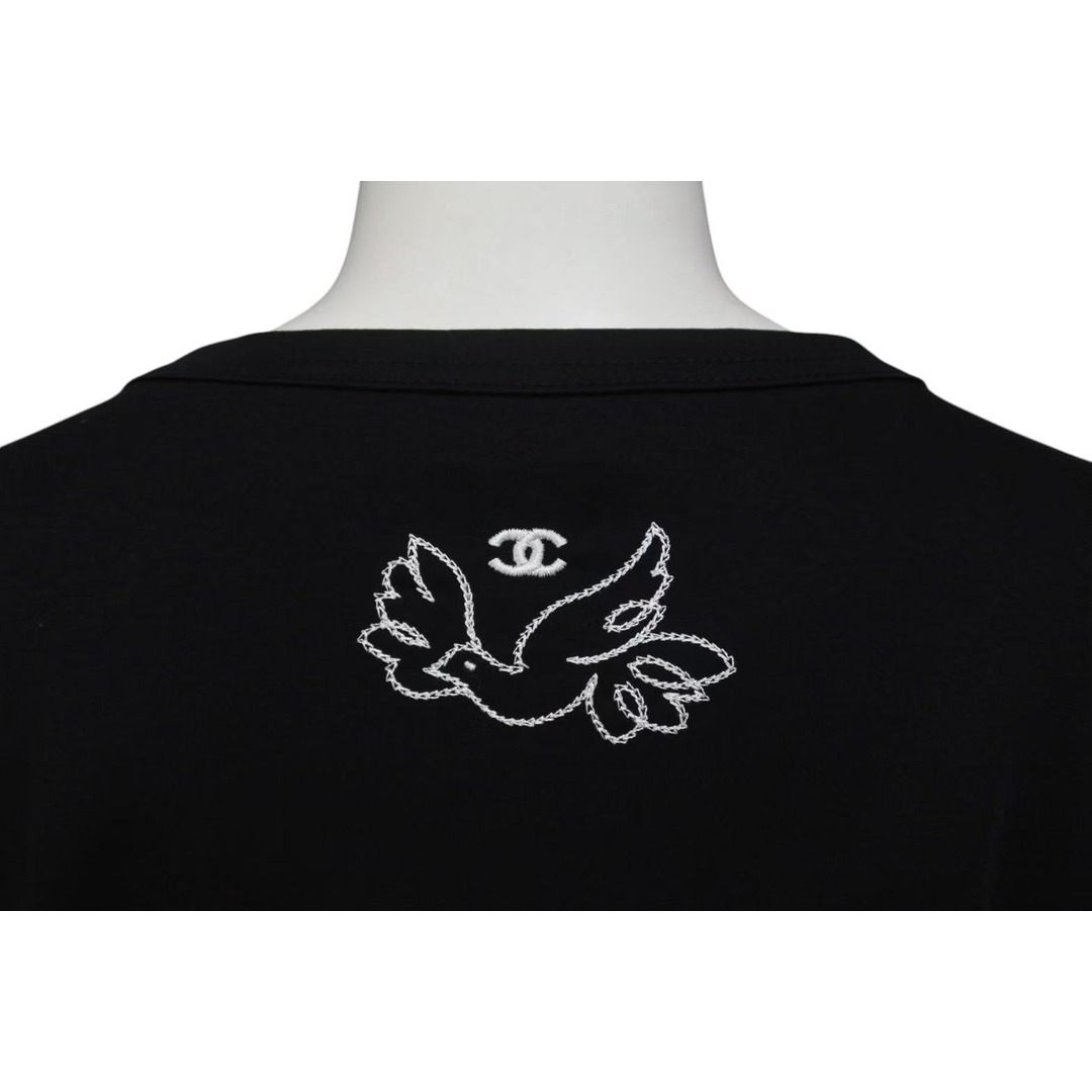CHANEL - 極美品 CHANEL シャネル 半袖Tシャツ カットソー 刺繍 CHANEL - 極美品 CHANEL シャネル 半袖Tシャツ カットソー 刺繍