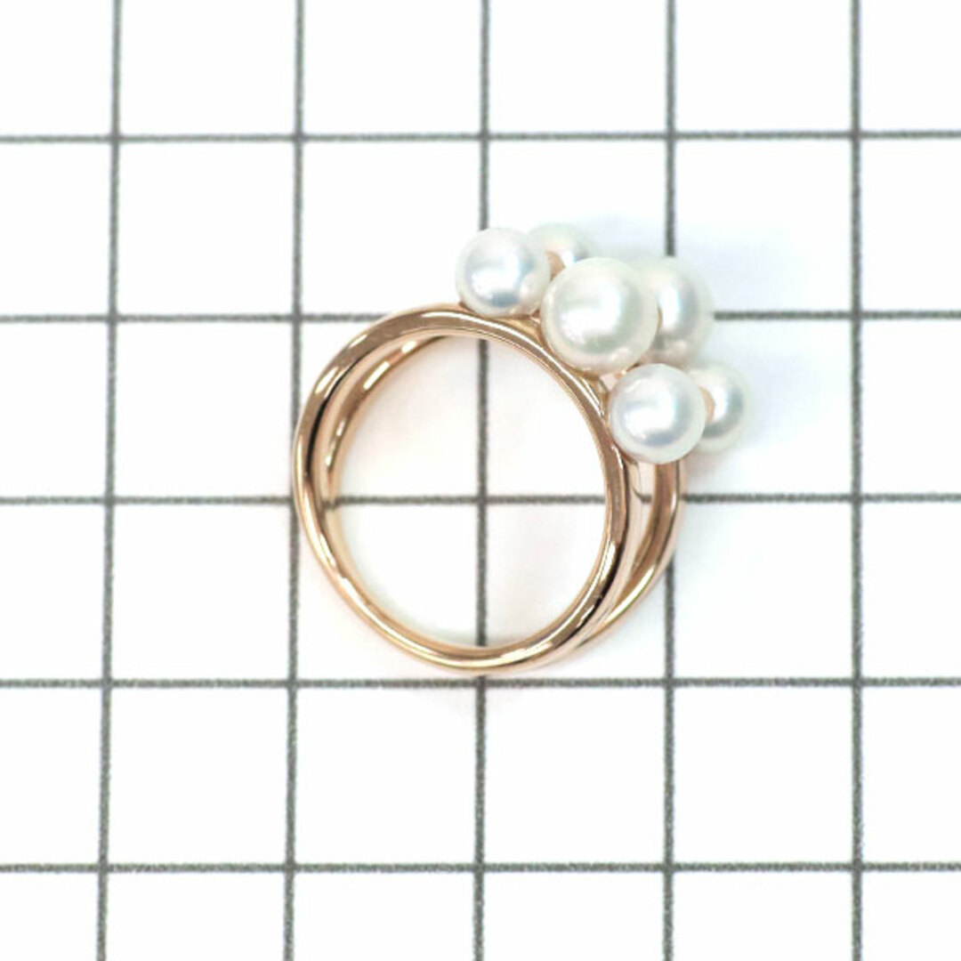 TASAKI - 田崎真珠 K18PG アコヤ真珠 リング 径約5.0-6.1mm デイ TASAKI - 田崎真珠 K18PG アコヤ真珠 リング 径約5.0-6.1mm デイ