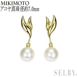 MIKIMOTO - 0.4ctダイヤモンド ピアス バロックパールキャッチ MIKIMOTO - 0.4ctダイヤモンド ピアス バロックパールキャッチ